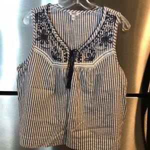 Sonoma Sleeveless Lightweight Shrug L